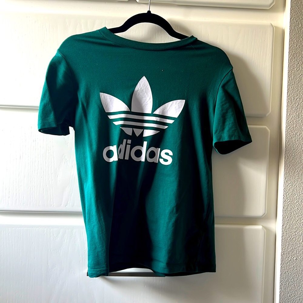Adidas Green Womens T shirt